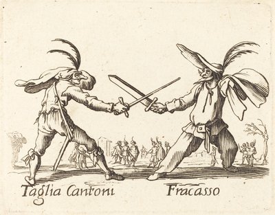 Taglia Cantoni and Fracasso de After Jacques Callot