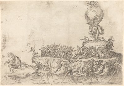O Flutuar do Sol de After Jacques Callot