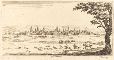 Vista de Nancy de After Jacques Callot