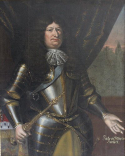 Retrato de Frederico Guilherme de Brandeburgo de After Jan de Baen