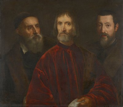 Ticiano e os seus amigos de after Titian