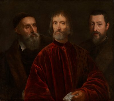 Ticiano e os seus amigos de after Titian