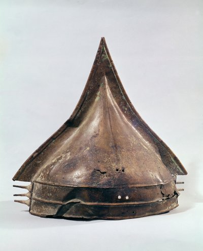 Capacete, de Armancourt de Age Bronze