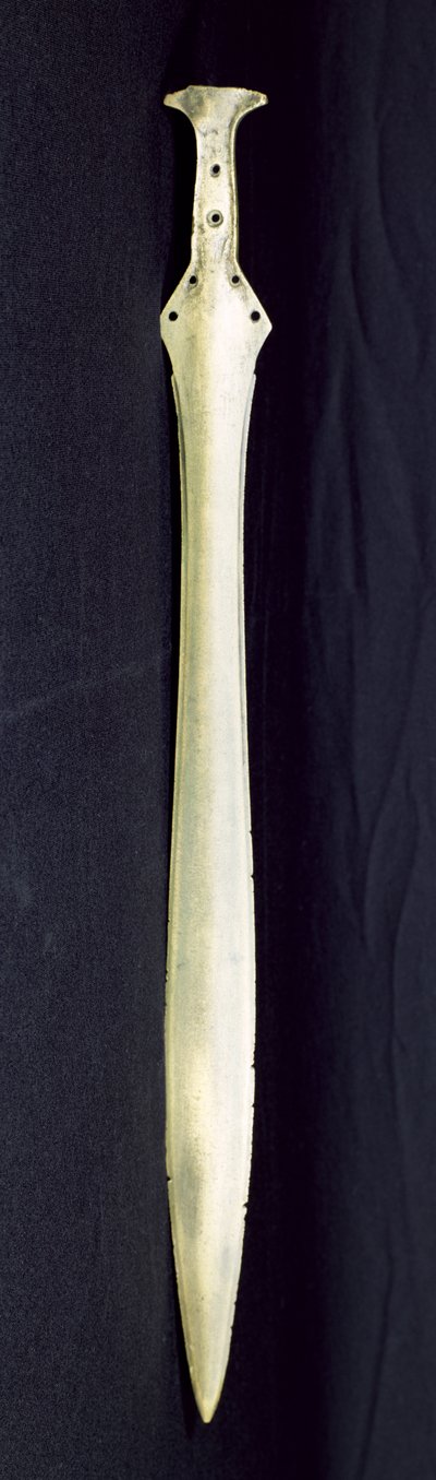 Espada da Idade do Bronze Final de Ewart Park, Northumberland de Age Bronze