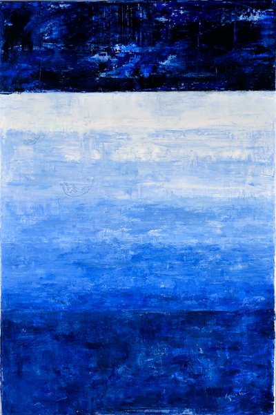 E Jump, 2018 (acrílico sobre tela) de Agnes Girardon