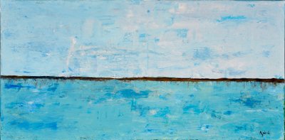 Gili Air, 2017 (acrílico sobre tela) de Agnes Girardon