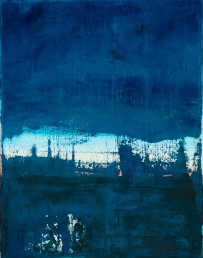 Hora 2, 2019 (óleo sobre tela) de Agnes Girardon