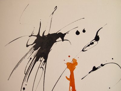 Sem título 17, 2016 (tinta sobre papel) de Agnes Girardon