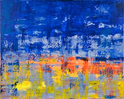 Sem título 2, 2017 (acrílico sobre tela) de Agnes Girardon