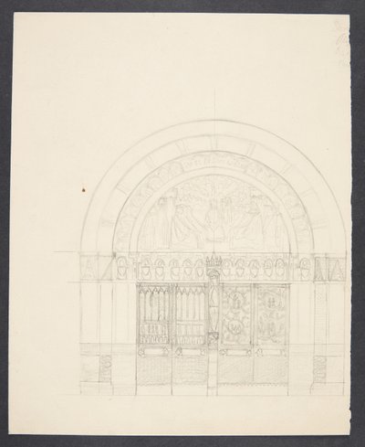Projecto para decoração da entrada da Câmara Municipal de Copenhaga de Agnes Slott Møller