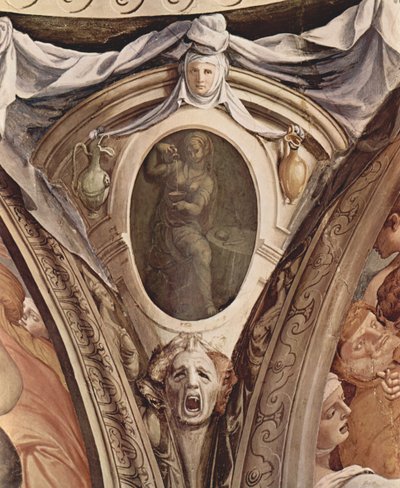 Alegorias das virtudes cardinais. Afrescos Na Capela De Eleonora Da Toledo de Agnolo Bronzino