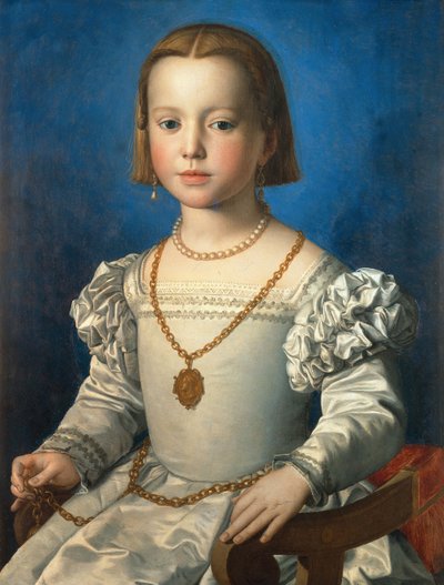 Retrato de Bia de Médici, 1542 de Agnolo Bronzino
