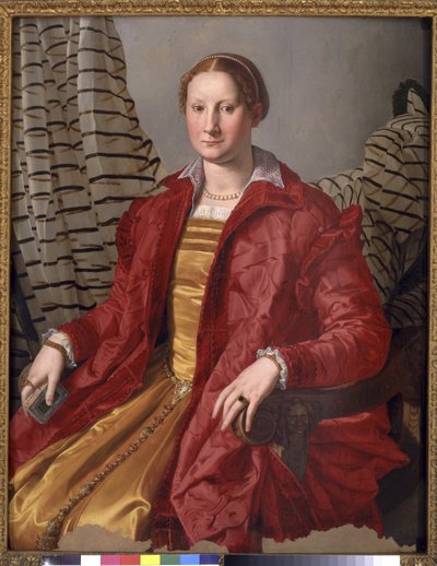 Retrato de uma senhora, c.1550-55 de Agnolo Bronzino