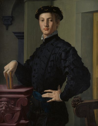 Retrato de um jovem, de 1530. de Agnolo Bronzino