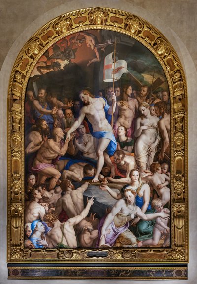 Capela Medici: Descida de Cristo ao Limbo de Agnolo Bronzino