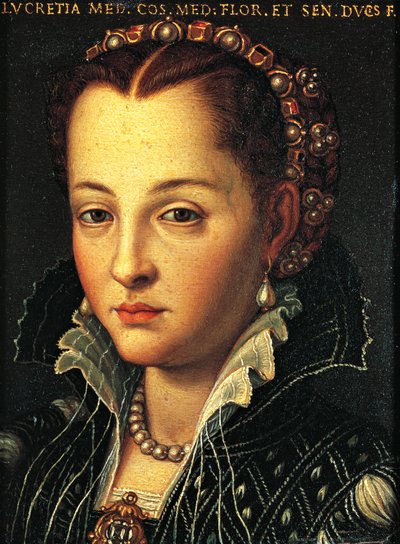 Retrato de Lucrezia de Medici (Florença de Agnolo Bronzino
