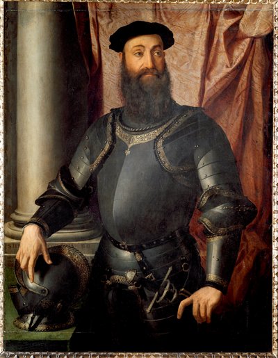 Retrato do Condottiere Stefano Colonna de Agnolo Bronzino