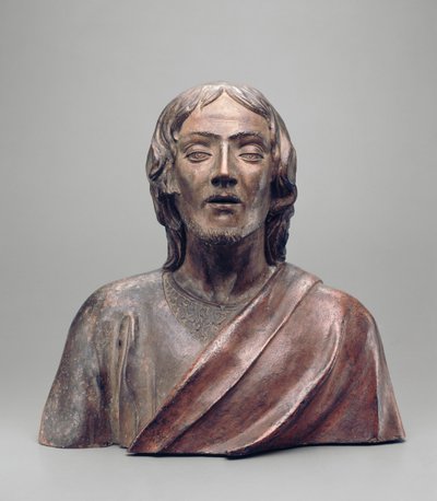 São João Batista, c.1490-1500 (terracota com decoração policromada) de Agnolo di Polo