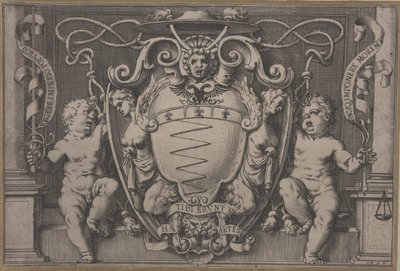 Brasão do Cardeal Filippo Sega de Agostino Carracci