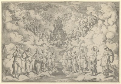 Harmonia das esferas de Agostino Carracci