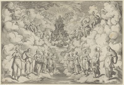 Harmonia das esferas de Agostino Carracci