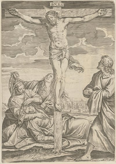 Crucificação de Agostino Carracci