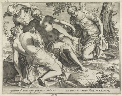 O Mercúrio e as Graças de Agostino Carracci
