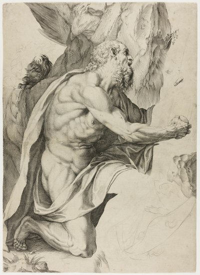 São Jerônimo em Penitência de Agostino Carracci