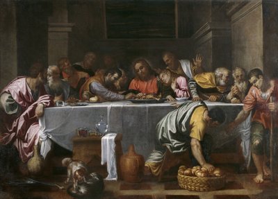 A última Ceia de Agostino Carracci