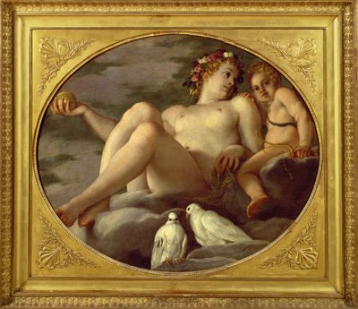 Vênus e Cupido, c.1580-1600 de Agostino Carracci