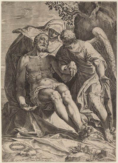 Compaixão de Agostino Carracci after Veronese