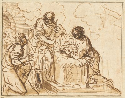 A adoração dos pastores de Agostino Masucci