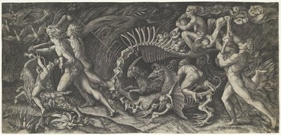 A carcaça
Lo stregozzo de Agostino Veneziano