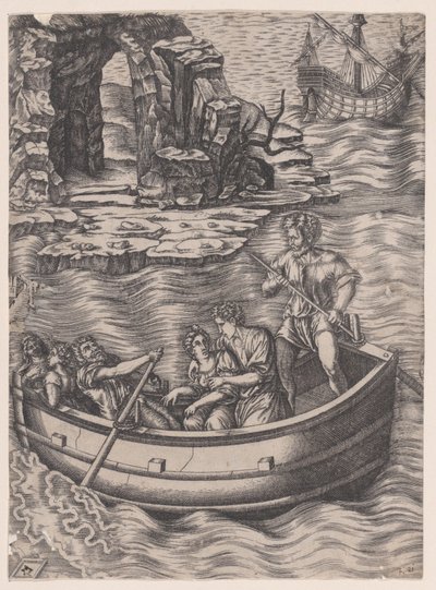 A Casca, c. 1514-36. de Agostino Veneziano