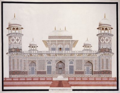 A Tumba de Etahmadowlah, c. 1815 de Agra School