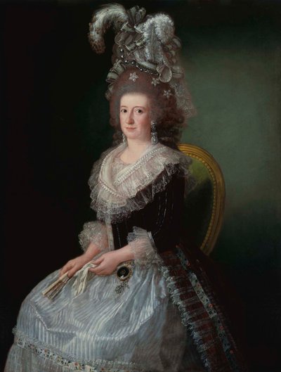 Portrait of María Josefa Piscatori, Marquesa de San Andrés (1757-1807), wife of Pedro López de Lerena. de Agustín Esteve