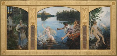 Mito de Aino, tríptico de Akseli Gallen-Kallela