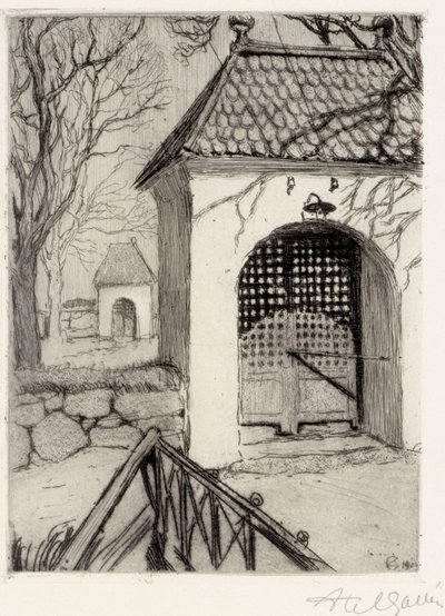 Portão do cemitério de Rauma de Akseli Gallen-Kallela
