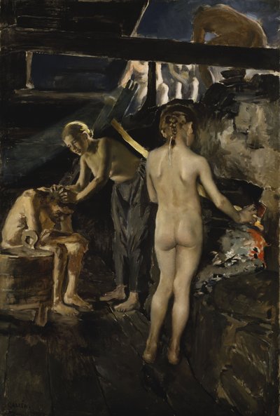 Na sauna de Akseli Gallen-Kallela