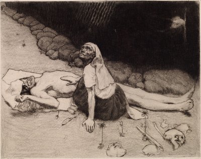A mãe de Lemminkäinen de Akseli Gallen-Kallela