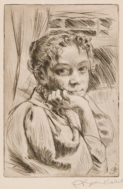 Mary Gallén, a mulher do artista de Akseli Gallen-Kallela