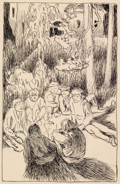 Os Irmãos na Charneca de Sonninmäki de Akseli Gallen-Kallela