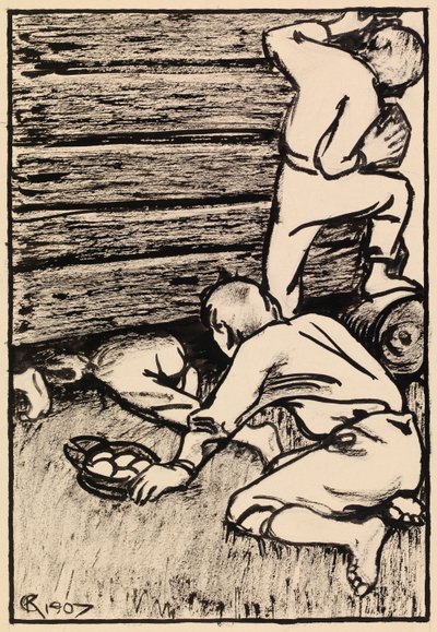 Os Ladrões de Ovos de Akseli Gallen-Kallela