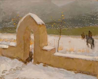 O portão em Taos de Akseli Gallen-Kallela