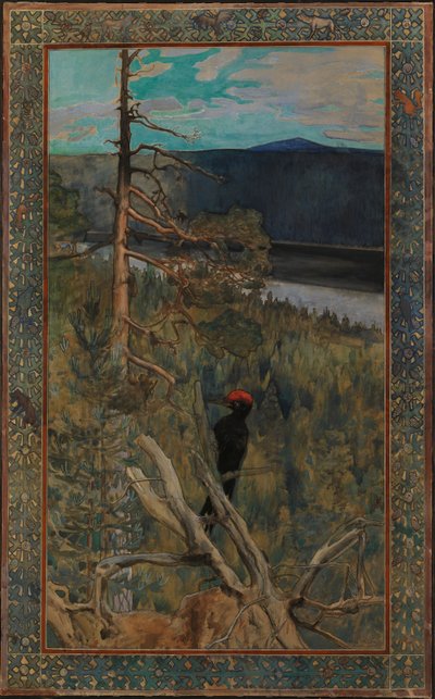 O grande pica-pau-preto de Akseli Gallen-Kallela