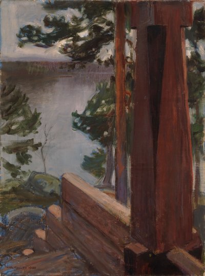 O alpendre de Kalela de Akseli Gallen-Kallela
