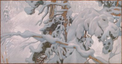 Inverno, estudo para os frescos do Mausoléu Jusélius de Akseli Gallen-Kallela
