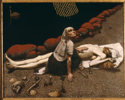 A. Gallen-Kallela, Mutter des Lemminkain. de Akseli Gallen Kallela