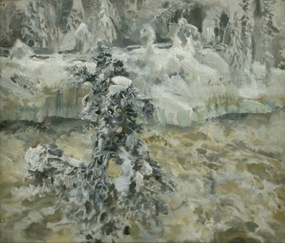 Imatra no inverno, 1893 de Akseli Gallen Kallela