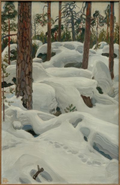 A caverna do lince de Akseli Valdemar Gallen-Kallela